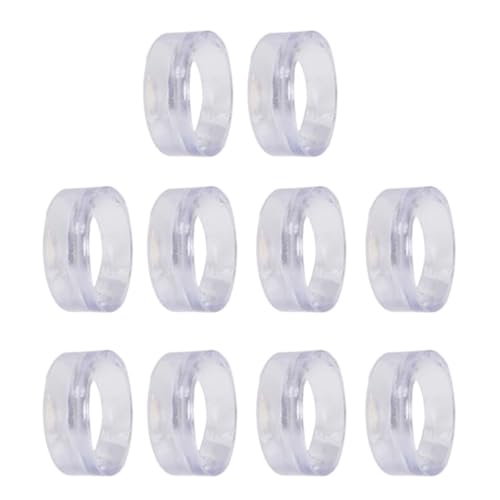 10 個クリア小さなラウンド野球リングスタンドラウンドディスプレイスタンド球収納ホルダーゴルフボールディスプレイスタンド