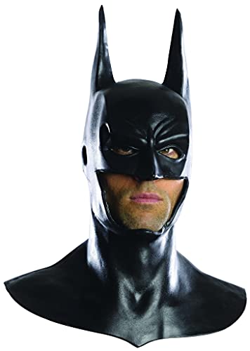 Lista de Mascara batman - los preferidos. 43 Rubie's Costume Men's Arkham City Deluxe Batman Cowl Mask, Black, One Size