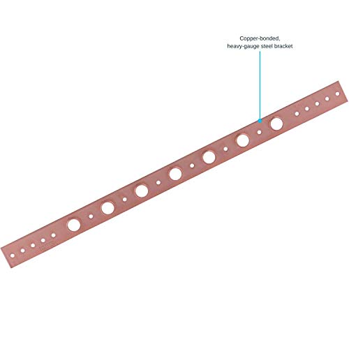 Holdrite 1/2 Inch X 20 Inch Copper Bonded Pipe Support Bracket, 101 18-H #TOP3