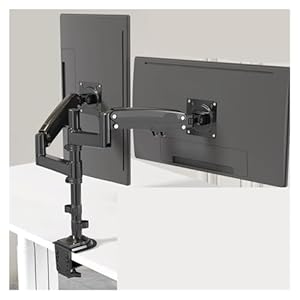 DRJBBODVQ Dual-Monitor Tischständer mit Gasfeder