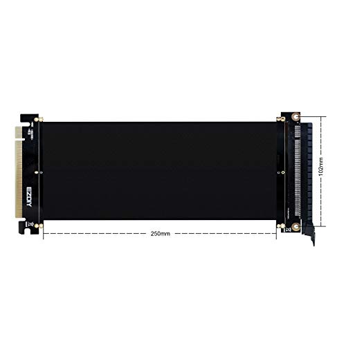 EZDIY-FAB All New PCI Express 16 X Cavo Flessibile Copertura Estensione Port Adapter High Speed Riser Card di-25cm