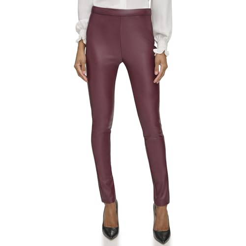 KARL LAGERFELD Women's Faux Leather Studs Pant