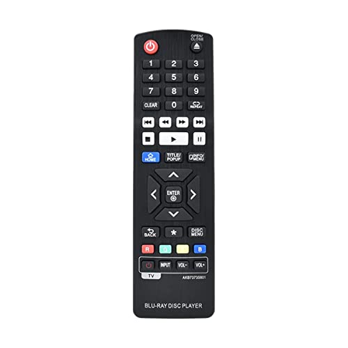 Télécommande de rechange LG AKB73735801 pour lecteur DVD Blu-Ray BP330 BP530