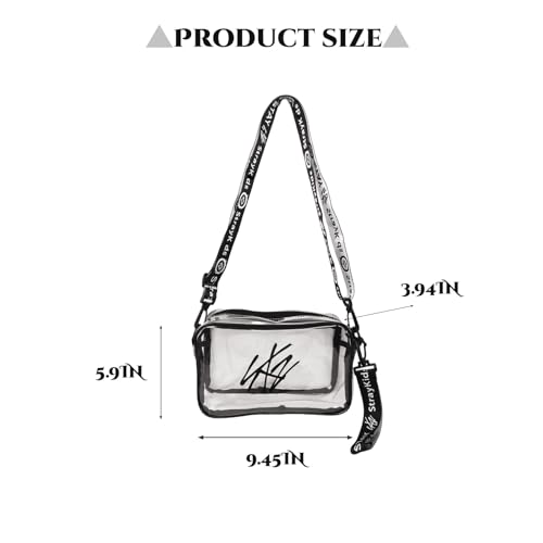 Lightstick Storage Bag Transparent Pvc Cross Body Bag Starykids Concert Crossbody Shoulder Bag for Stay Sk-z's Fans Gifts2
