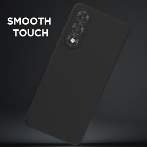 Image of Outlouders Back Cover for OnePlus Nord 5 5G | Camera Protection | Durable Soft Matte Silicone Bumper Case (Black)