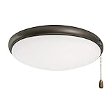 Emerson Ceiling Fans LK65ORB Moon Light Fixture for Ceiling Fans, Candelabra