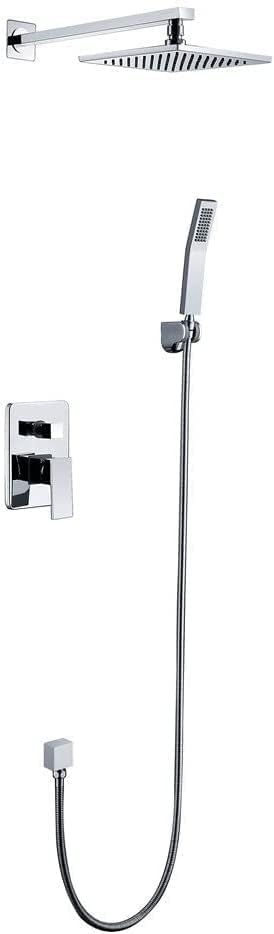 Mélangeur de pluie pour douche murale carrée et moments de détente absolue