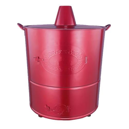 Barril de acero inoxidable para quemar basura al aire libre, hojas y documentos personales, diseño duradero y versátil para uso en interiores y exteriores