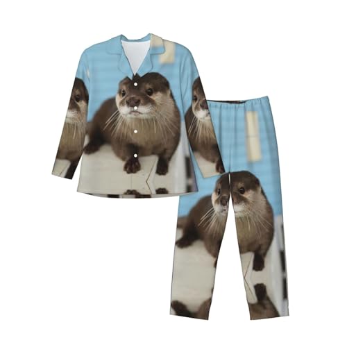 Pyjama loutre homme pour des soirées cocooning confortables