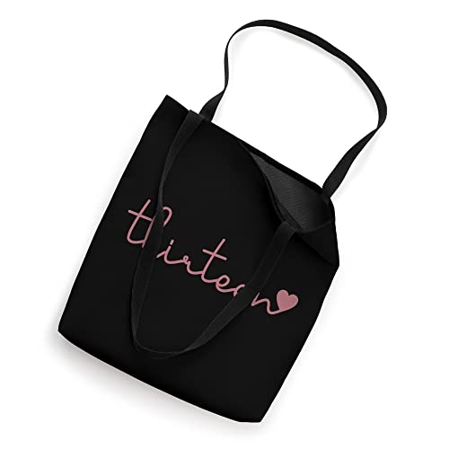 Bolso Tote para niña 13 años diseño corazón miniatura 2