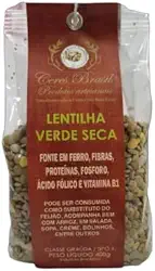 Kit 2X: Lentilha Verde Grão Ceres 400g