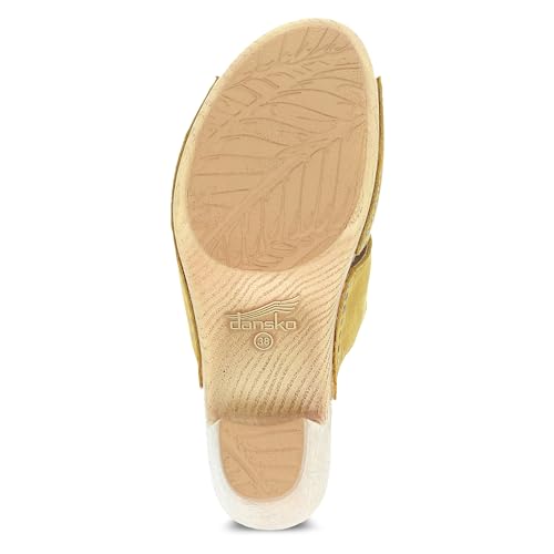 Image of Dansko Tandi Peep Toe Sandal for Women - Soft Leather Treated with Scotchgard for Stain Resistance - Cushioned, Contoured Footbed for All-Day Comfort