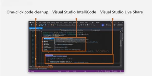 Image of MS Visual Studio Professional 2022 Software for Windows (1 User, Lifetime Validity) | 32 bit /64 bit