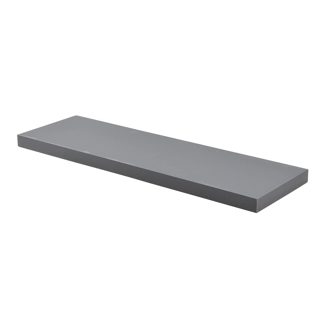 Acomoda Textil – Estantería para Pared 3 Diferentes Tamaños. Balda Flotante Decorativa de Madera con Fijación Invisible, Estante para Dormitorio, Cocina, Baño y Oficina. Gris, 50x22,8x3,4 cm