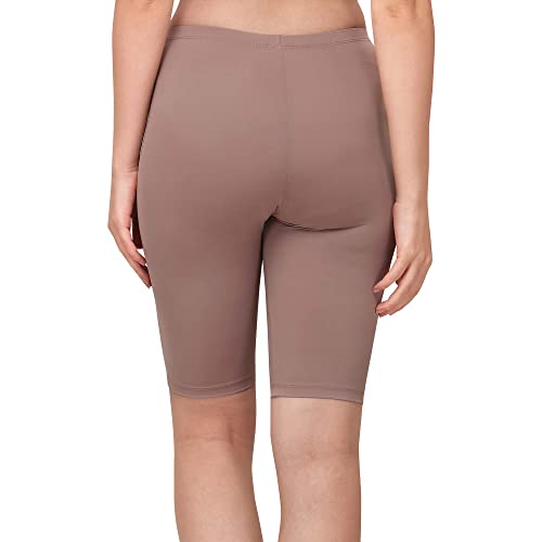 Image of SOIE Women's Mid Rise Soft Polyamide Spandex Knee Length Cycling Shorts