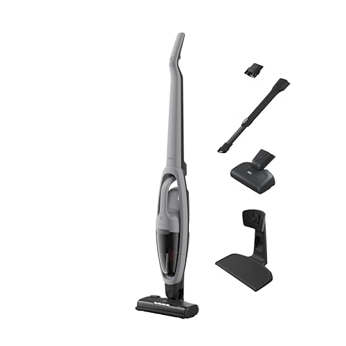 AEG 5000 Animal 2 in 1 Cordless Vacuum Cleaner AS52AB21UG, PetPro Nozzle for Animal Pet Hair, Up to 50min Runtime, All Surfaces, Lightweight & Ergonomic, Detachable Handheld Unit, 27WMotor, Urban Grey