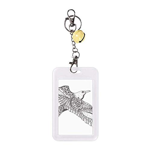 Évitez le piratage de carte de crédit grâce à ce badge de protection oiseau jaune anti-NFC
