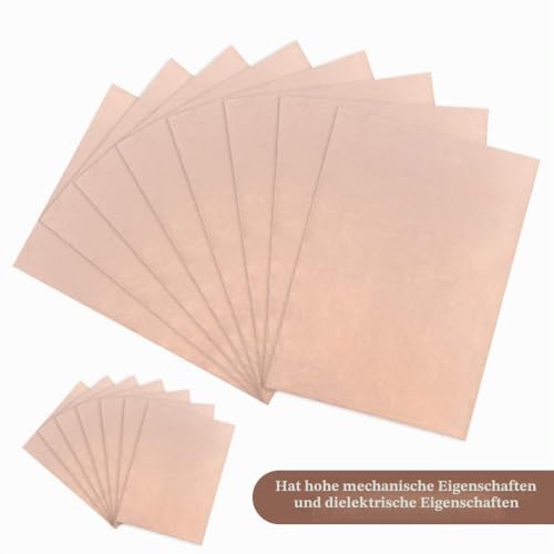 FOROREH 15pcs Einseitig Kupfer Plattiert Laminat PCB Leiterplatte, 7 x 10 cm PCB Kupferblech Schaltung Brett PCB Single Copper Clad Board Kit für DIY-Lötzinn Industrielles Lötmittel Wartung