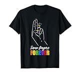 Same Fingers Forever Lesbian Wedding 2024 Lesbian LGBT T-Shirt