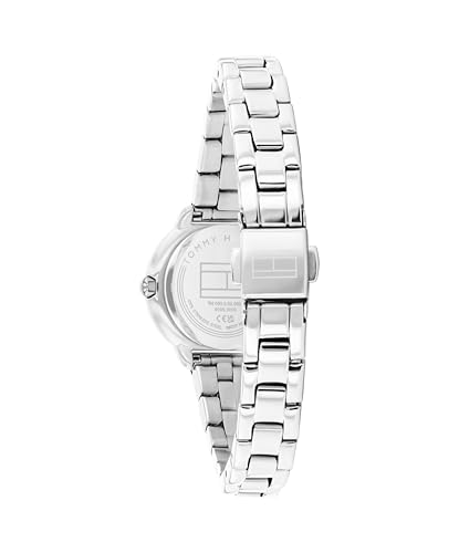 Tommy Hilfiger Women's Quartz Watch – Mini 26mm Stainless Steel Case, Link Bracelet, Dress Casual Style - Gift for Her3