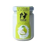 El Capricho de Sacramenia | Pack Pera | 20 Yogures Artesanos de Leche de Oveja y preparado natural de Pera | Cremoso, Natural y Saludable | Preparados Gourmet | Sin Gluten | Sabor Único y Original