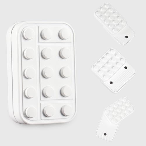 Image of Fidget Toys Adults Metal Fidget Slider Magnetic EDC Haptic Fidget Toys for Adults (Matte White)