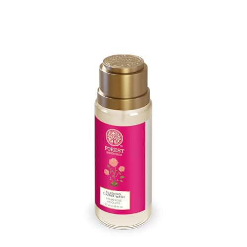 Image of Forest Essentials Shower Wash Indian Rose | Sulphate-Free Ayurvedic Body Wash | Softens, Scents & Hydrates Skin (Pack of 2)
