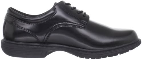 Nunn Bush mens Baker Street Plain Toe Lace Up With Kore Slip Resistant Comfort Technology oxfords shoes, Black, 10.5 Wide US | Image 5