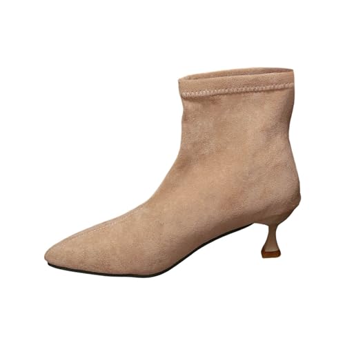 Bottines d'hiver bout pointu pour vos sorties élégantes en ville