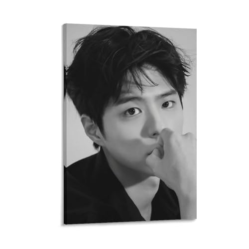 Park Bo-gum �p�N�E�{�S�� �|�X�^�[ �ؗ� �����������ł��̍��Ɣ��摜�ʐ^ �t���[���̃A�[�g�|�X�^�[ (20) �I�t�B�X �x�b�h���[�� �_�C�j���O���[������ �L�����o�X �E�H�[���A�[�g �|�X�^�[ ��� �A�[�g�p�l��08x12inch(20x30c