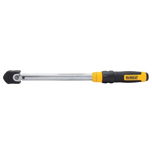 DEWALT Torque Wrench, 3/8 inch Drive, 20-100 FT-LB, Micro Adjust...