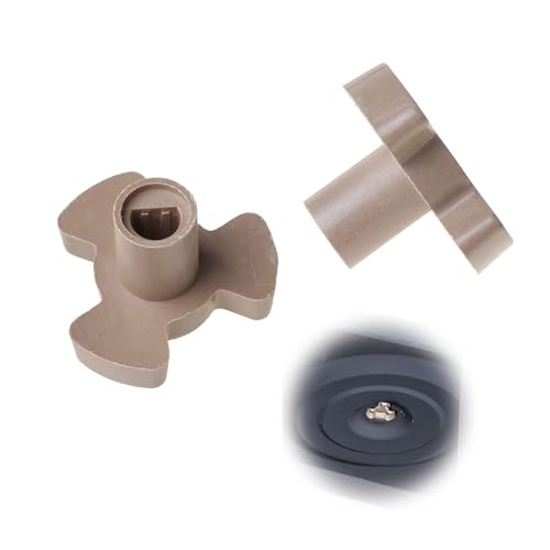 OHYER 2 Pcs Soporte del Acoplador de Bandeja del Eje Repuesto para Horno Microondas Acoplador Soporte de Guía de Rodillos para Horno Horno Giratoria Placa Soporte Reemplazo Piezas de Repuesto (A)