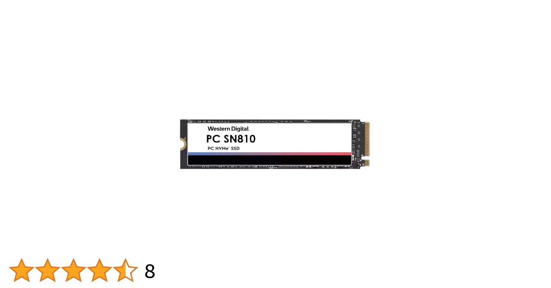 内蔵型SSD Western Digital SN810 1024GB SSD Western Digital SN810 Gen4 x4 NVMe 1TB Internal SSD M.2 2280