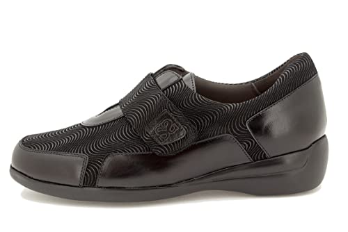 PieSanto 225577P Noir mocassins confortables pour le bureau