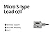 tViNJwGV High Accuracy Miniature S Type Load Cell Weighing Force Sensor Small Size Compression Industrial Robot Automation Tester(0-10KG)