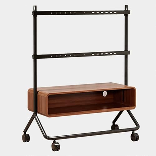 Soporte móvil para TV de 50-85 pulgadas con ruedas y altura ajustable miniatura 1