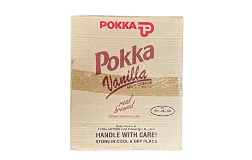 POKKA Coffee Vanilla Coffee - Pack of 30 (1 Case)