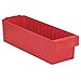 Akro-Mils Akrodrawers Colored Drawers - 5-5/8"Wx17-5/8"Dx4-5/8"H - Red - Red - Lot of 6