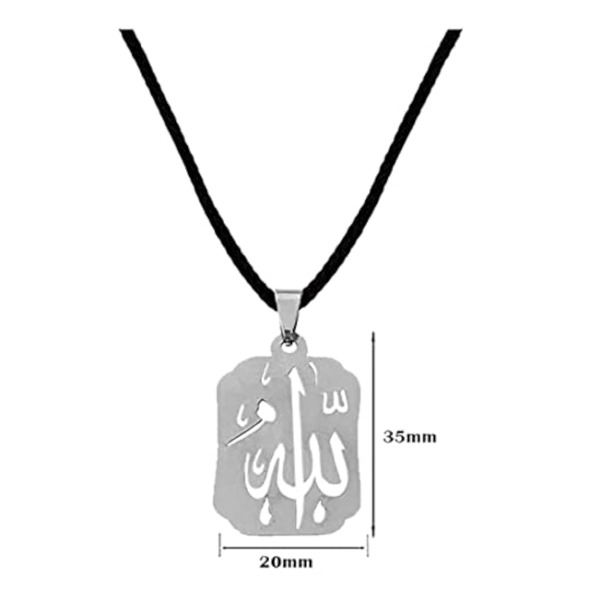 Islamic Allah Lucky Number 786 Pendant Necklace