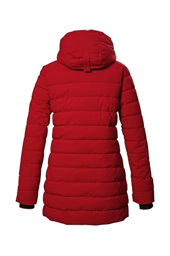 killtec Damen Steppparka/Parka mit Kapuze KOW 55 WMN QLTD PRK, dunkelrot, 44, 41809-000