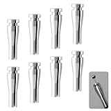 Bawkars 8 PCS Door Latch Cable Repair Kit, Car Door OEM Cable Fix Parts, Car Rear Door Latch Installation Kit, Compatible with Ford F150, F250, F350 (Silver)