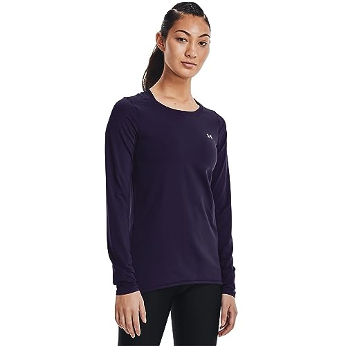Image of Under Armour Women's Polyester Solid HG Armour Long Sleeve | 1328966-001