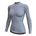 Produktbild Wulibike Rennrad Trikot Damen, Fahrrad Shirt Damen Super Atmungsaktiv Radsport Trikot Damen Withings rutschfest mit Gel-Greifer