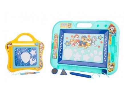 cavernedesjouets Pour pat patrouille - pack 2 ardoises magiques chiots heros du sauvetage - tablette dessin magnetique enfant - set creatif avec carte