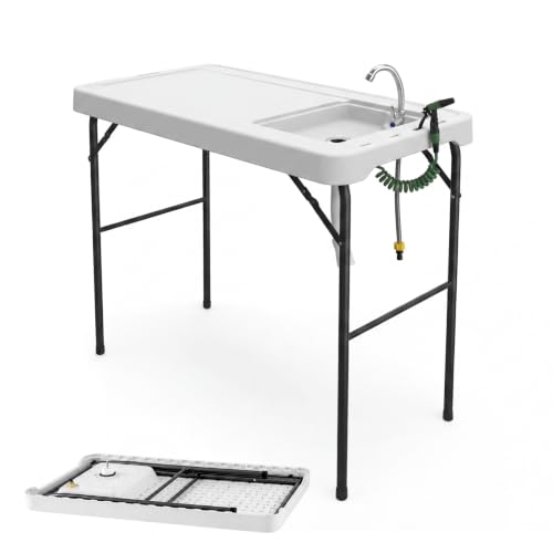 Portable Camping Sink Station with Sprayer