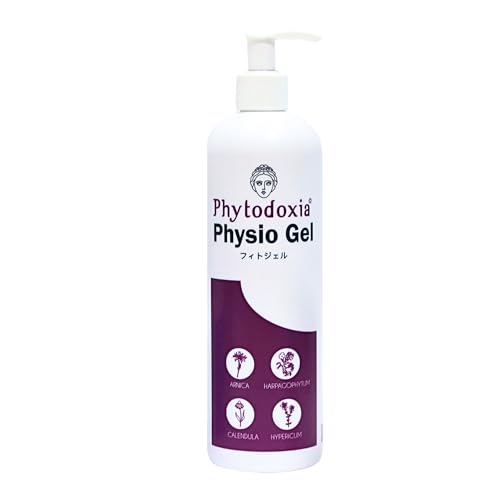 PHYTODOXIA Physio Gel 500 ml | Antiinflamatorio Natural con Árnica y Harpagofito – Efecto Frío para Dolor Muscular y Articular – Uso Profesional en Fisioterapia, Masaje Deportivo y Recuperación