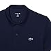 Lacoste Men's Regular Fit Cotton Blend Polo Shirt, Navy Blue, Medium