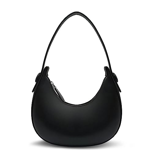 Saddle Bag Shoulder Bag For Women, Mini Purse Crescent Bag Retro Classic Purse For Girl, Clutch Shoulder Tote Handbag With Zipper