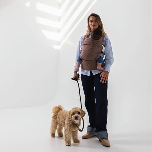 Babiini Mochila Portabebés Ergonómica Unisex, Algodon+Lino, Babero Extraíble Hipoalergénico, Soporte Cómodo para Bebés de 3.2kg a 16kg – Lavable a Máquina, Transpirable, Múltiples Posiciones de Porteo - imagen 8