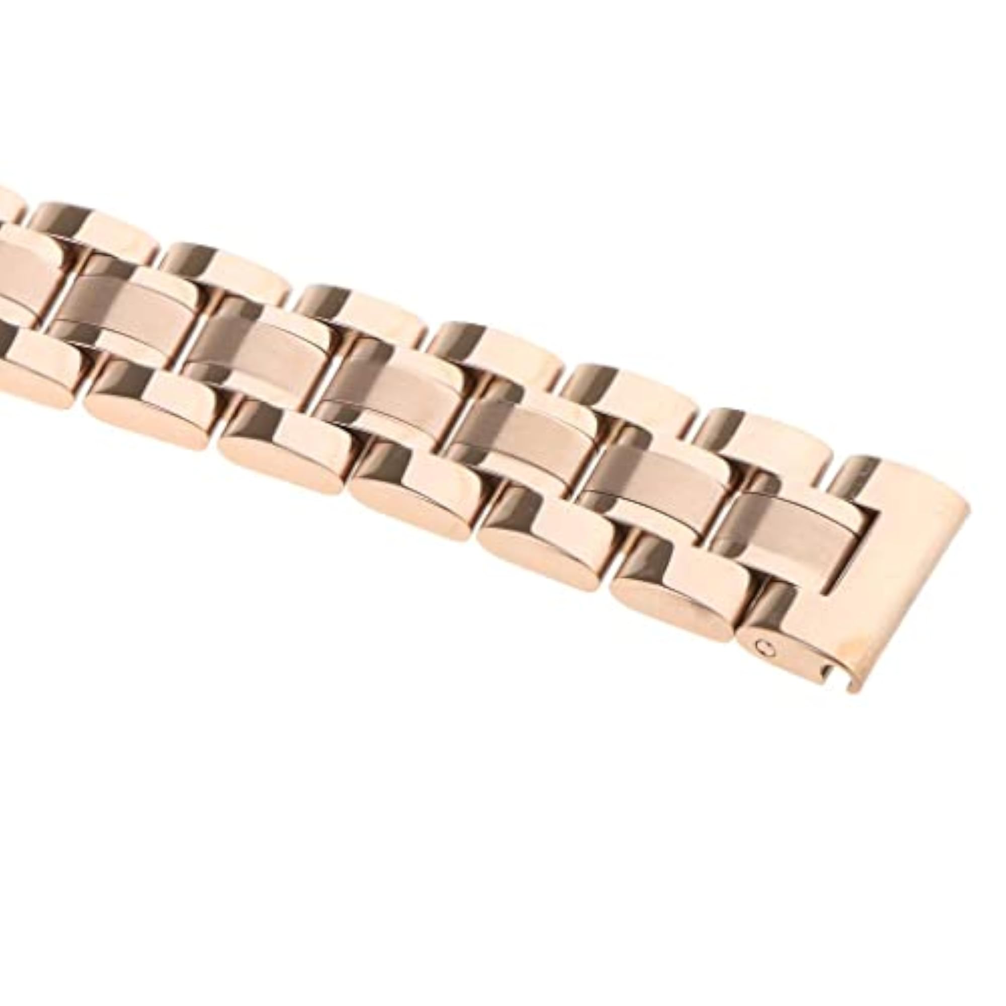 Rose Gold Stainless Steel Watch Band Replacement 14mm